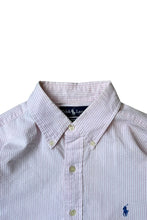 画像をギャラリービューアに読み込む, 90'S S/S BLAKE STRIPE SHIRT / PINK [SIZE: M USED]
