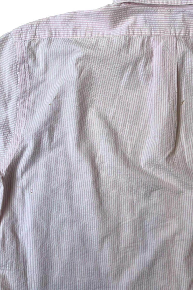 90'S S/S BLAKE STRIPE SHIRT / PINK [SIZE: M USED]