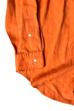 画像をギャラリービューアに読み込む, 90'S LINEN SILK L/S BLAKE SHIRT / ORANGE [SIZE: L USED]
