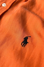 画像をギャラリービューアに読み込む, 90'S LINEN SILK L/S BLAKE SHIRT / ORANGE [SIZE: L USED]
