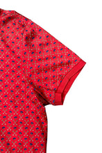 画像をギャラリービューアに読み込む, 90'S S/S PATTERN POLO SHIRT / RED [SIZE: L USED]
