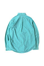 画像をギャラリービューアに読み込む, 90'S CUSTOM FIT L/S CHECK SHIRT / GREEN [SIZE: L USED]
