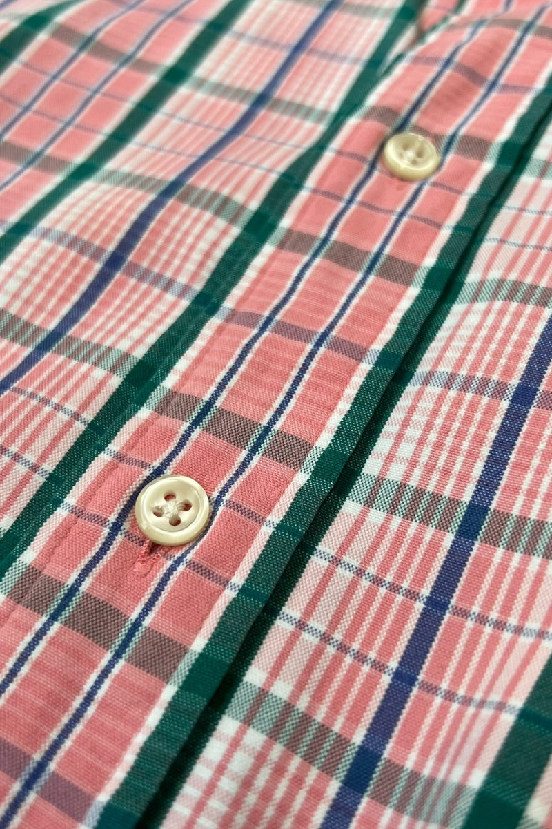 90'S ESTATE SPORT L/S SHIRT / CHECK [SIZE: L USED]