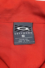 画像をギャラリービューアに読み込む, MADE IN USA Y2K EARLY 00'S S/S SOFWARE OPEN COLLAR SHIRT / ORANGE [SIZE: S USED]

