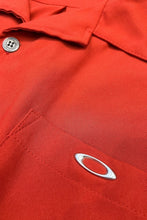 画像をギャラリービューアに読み込む, MADE IN USA Y2K EARLY 00'S S/S SOFWARE OPEN COLLAR SHIRT / ORANGE [SIZE: S USED]

