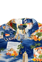 画像をギャラリービューアに読み込む, 90'S S/S VINTAGE CAMP HAWAIIAN SHIRT / BLUE [SIZE: L USED]
