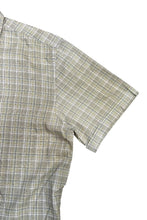 画像をギャラリービューアに読み込む, MADE IN ITALY S/S CHECK SHIRT / YELLOW [SIZE: M USED]
