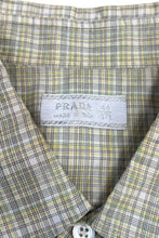 画像をギャラリービューアに読み込む, MADE IN ITALY S/S CHECK SHIRT / YELLOW [SIZE: M USED]
