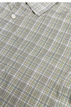 画像をギャラリービューアに読み込む, MADE IN ITALY S/S CHECK SHIRT / YELLOW [SIZE: M USED]
