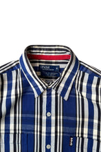 画像をギャラリービューアに読み込む, 90'S L/S CHECK SHIRT / BLUE [SIZE: M USED]

