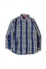 画像をギャラリービューアに読み込む, 90'S L/S CHECK SHIRT / BLUE [SIZE: M USED]
