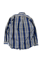 画像をギャラリービューアに読み込む, 90'S L/S CHECK SHIRT / BLUE [SIZE: M USED]
