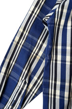 画像をギャラリービューアに読み込む, 90'S L/S CHECK SHIRT / BLUE [SIZE: M USED]
