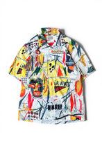 画像をギャラリービューアに読み込む, MADE IN JAPAN BUSQUET ART S/S SHIRT / PATTERN [SIZE: M USED]
