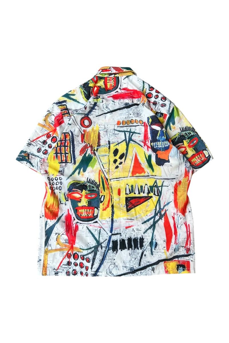 MADE IN JAPAN BUSQUET ART S/S SHIRT / PATTERN [SIZE: M USED]