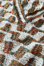 画像をギャラリービューアに読み込む, MADE IN USA Y2K EARLY 00'S V-NECK KNIT SWEATER / PATTERN [SIZE: M USED]
