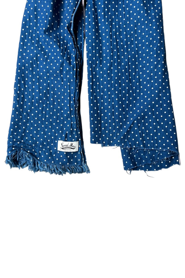MADE IN USA 도트 패턴 스카프 / NAVY [사이즈: ONE SIZE USED]
