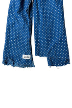画像をギャラリービューアに読み込む, MADE IN USA DOTS PATTERN SCARF / NAVY [SIZE: ONE SIZE USED]
