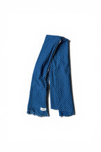 画像をギャラリービューアに読み込む, MADE IN USA DOTS PATTERN SCARF / NAVY [SIZE: ONE SIZE USED]
