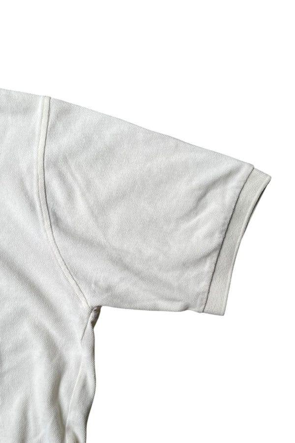 MADE IN UK S/S POLO SHIRT / WHITE [SIZE: M USED]