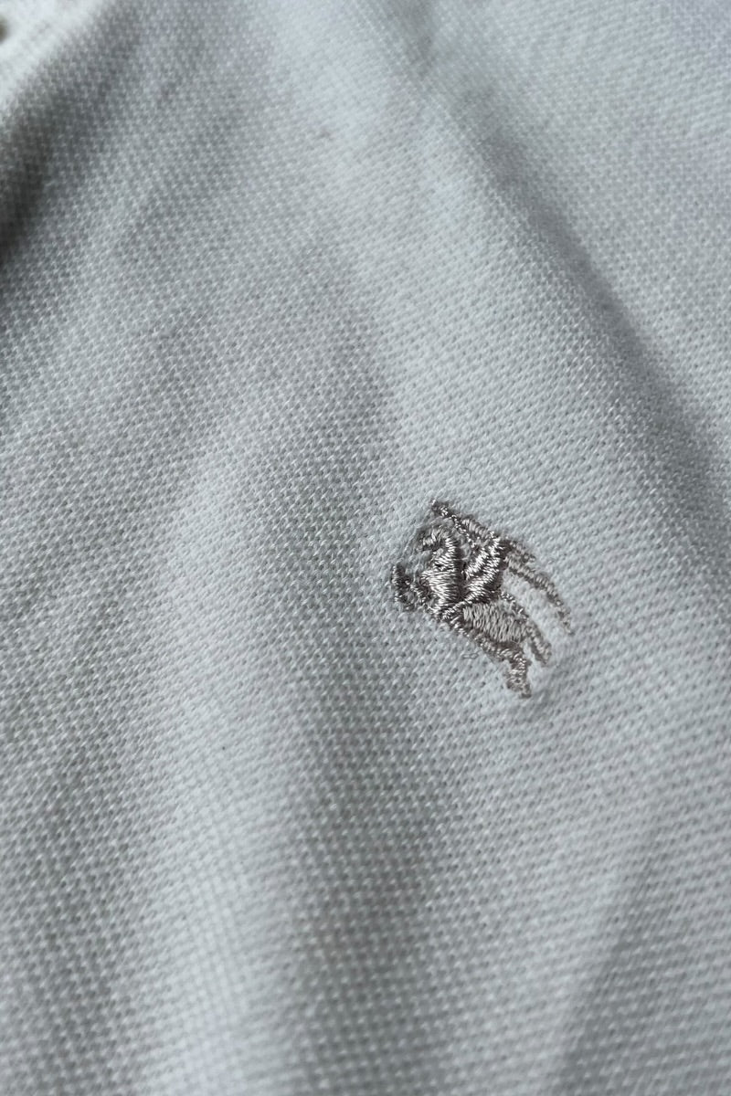 MADE IN UK S/S POLO SHIRT / WHITE [SIZE: M USED]