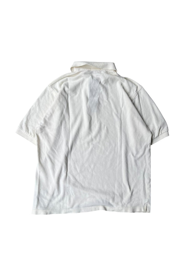 MADE IN UK S/S POLO SHIRT / WHITE [SIZE: M USED]