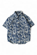 画像をギャラリービューアに読み込む, S/S PATTERN SHIRT / PATTERN [SIZE: M USED]
