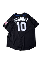 画像をギャラリービューアに読み込む, 90'S NY METS ORDONEZ BASEBALL GAME SHIRT / BLACK [SIZE: L USED]

