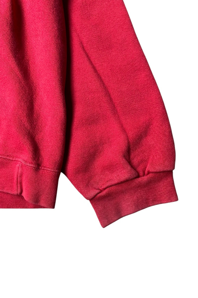 MADE IN USA 90년대 원 포인트 스웻셔츠 / RED [사이즈: L USED]