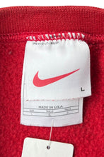 画像をギャラリービューアに読み込む, MADE IN USA 90'S ONE POINT SWEATSHIRT / RED [SIZE: L USED]
