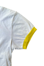 画像をギャラリービューアに読み込む, MADE IN USA 90'S V-NECK RINGER T-SHIRT / WHITE [SIZE: XL USED]
