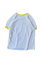 画像をギャラリービューアに読み込む, MADE IN USA 90'S V-NECK RINGER T-SHIRT / WHITE [SIZE: XL USED]
