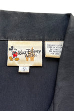 画像をギャラリービューアに読み込む, 90'S S/S MICKEY PATTERN SHIRT / BLACK [SIZE: S USED]
