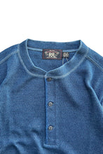 画像をギャラリービューアに読み込む, HENLY NECK T-SHIRT / INDIGO [SIZE: M DEADSTOCK/NOS]
