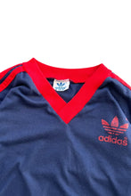 画像をギャラリービューアに読み込む, MADE IN USA 80'S V-NECK T-SHIRT / NAVY [SIZE: M USED]
