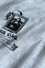 画像をギャラリービューアに読み込む, MADE IN USA 80'S MONA LIZA ART RINGER T-SHIRT / WHITE [SIZE: XL USED]
