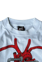 画像をギャラリービューアに読み込む, MADE IN USA 90'S HEART PRINT T-SHIRT / WHITE [SIZE: L USED]
