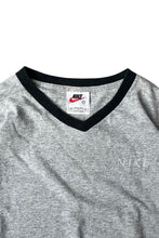 画像をギャラリービューアに読み込む, MADE IN USA 90'S V-NECK T-SHIRT / GRAY [SIZE: M USED]
