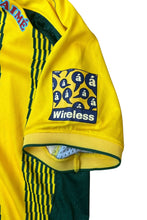 画像をギャラリービューアに読み込む, FOOTBALL GAME SHIRT / YELLOW [SIZE: M USED]
