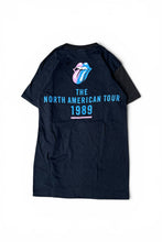画像をギャラリービューアに読み込む, 89'S ROLLING STONES BOOTLEG BAND T-SHIRT / BLACK [SIZE: M USED]

