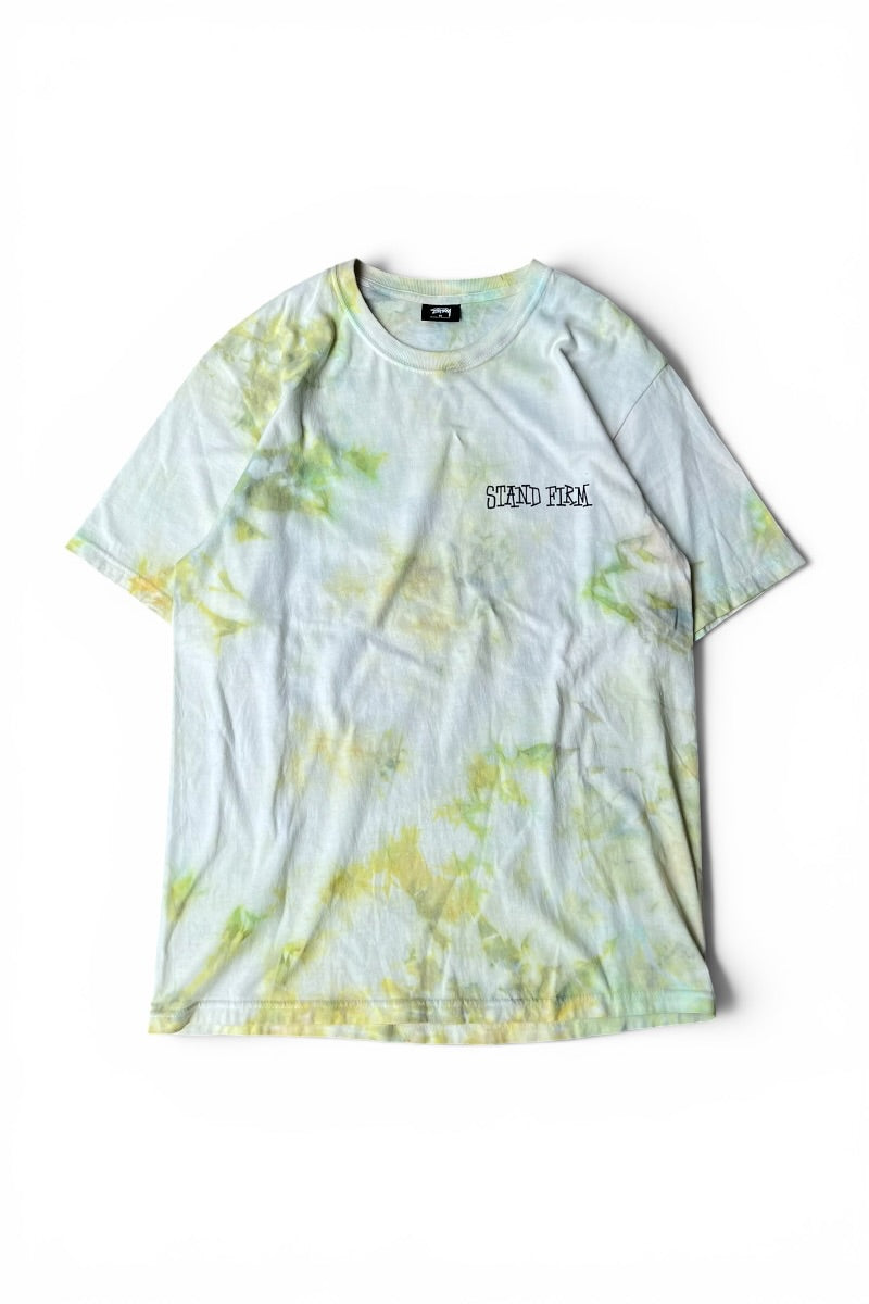 MADE IN MEXICO MESSAGE TIE-DYE T-SHIRT / GREEN [사이즈: M 중고]