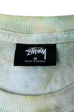 画像をギャラリービューアに読み込む, MADE IN MAXICO MESSAGE TIE-DYE T-SHIRT / GREEN [SIZE: M USED]
