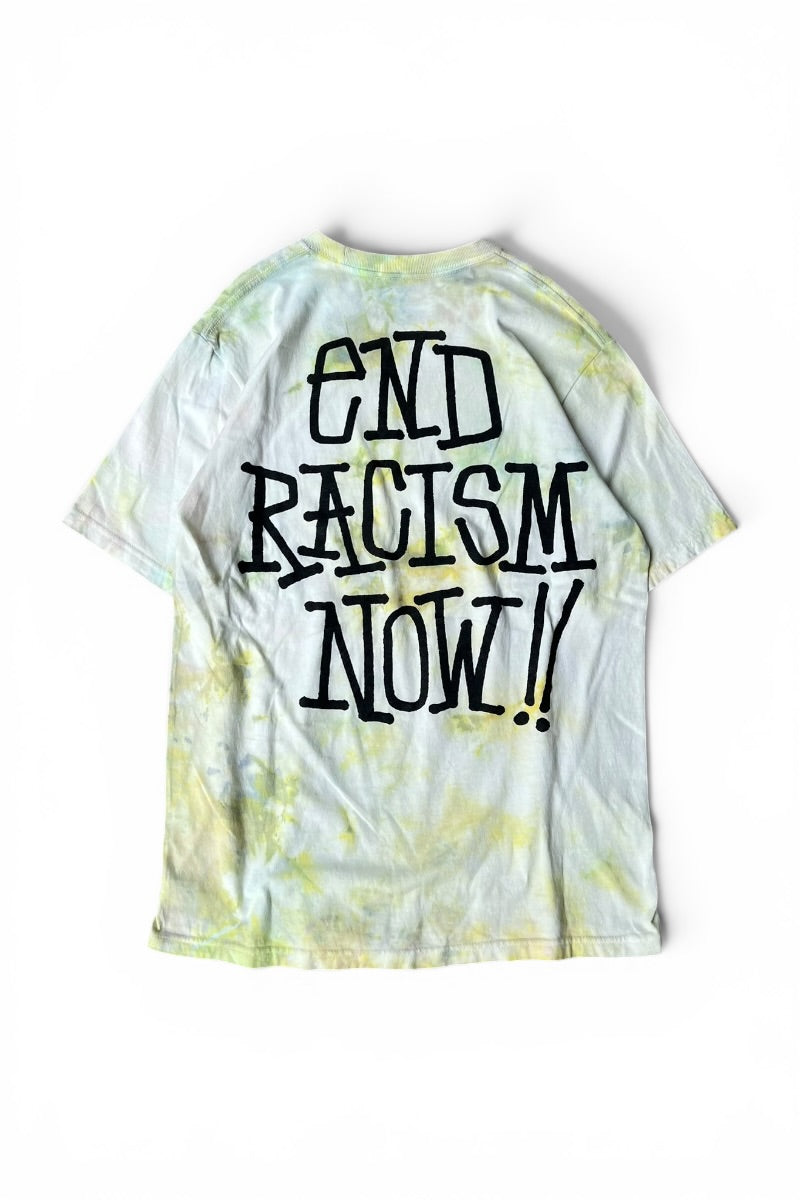 MADE IN MEXICO MESSAGE TIE-DYE T-SHIRT / GREEN [사이즈: M 중고]