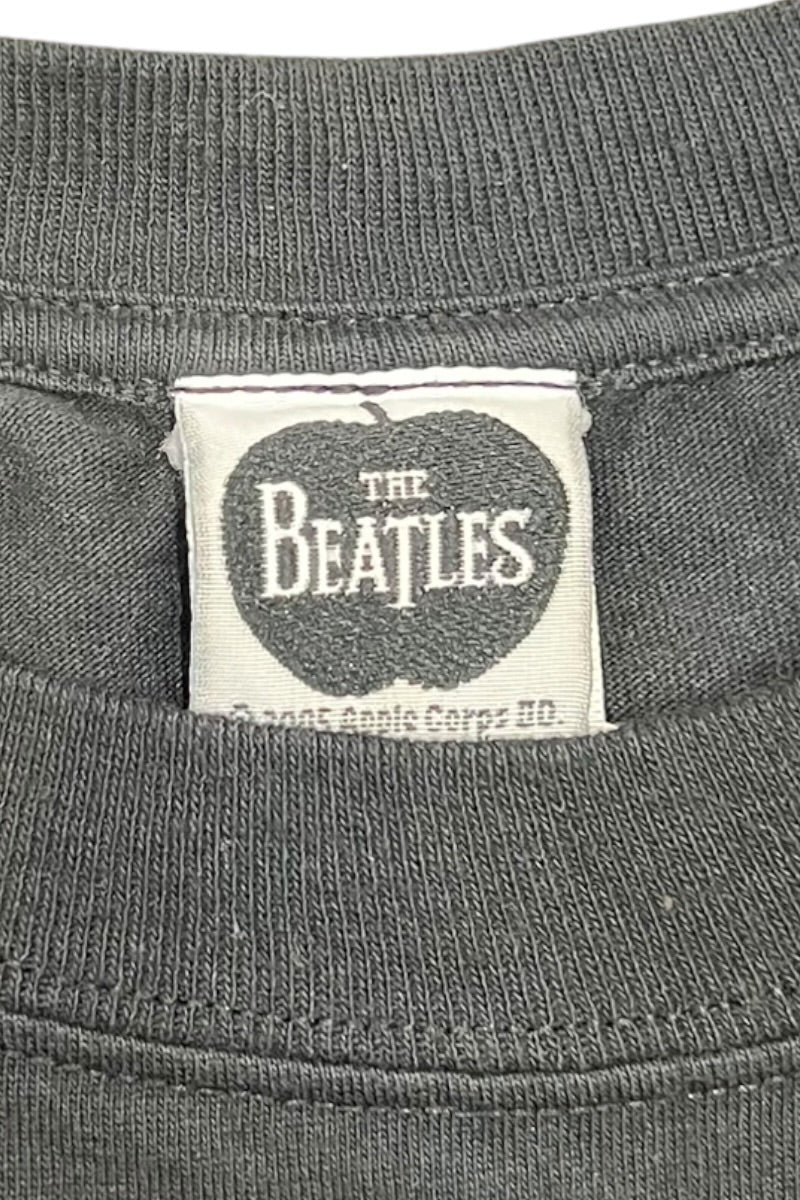 MADE IN USA 04'S THE BEATLES LET IT BE PRINT BAND T-SHIRT / BLACK [SIZE: L USED]