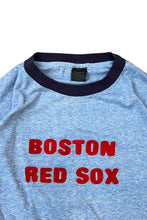 画像をギャラリービューアに読み込む, MADE IN USA 80'S RINGER RED SOX RINGER T-SHIRT / BLUE [SIZE: XL USED]
