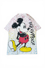 画像をギャラリービューアに読み込む, MADE IN USA 90'S MICKEY ALL OVER PAINTED T-SHIRT / WHITE [SIZE: M USED]
