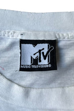 画像をギャラリービューアに読み込む, MADE IN USA 91'S MTV T-SHIRT / WHITE [SIZE: XL USED]

