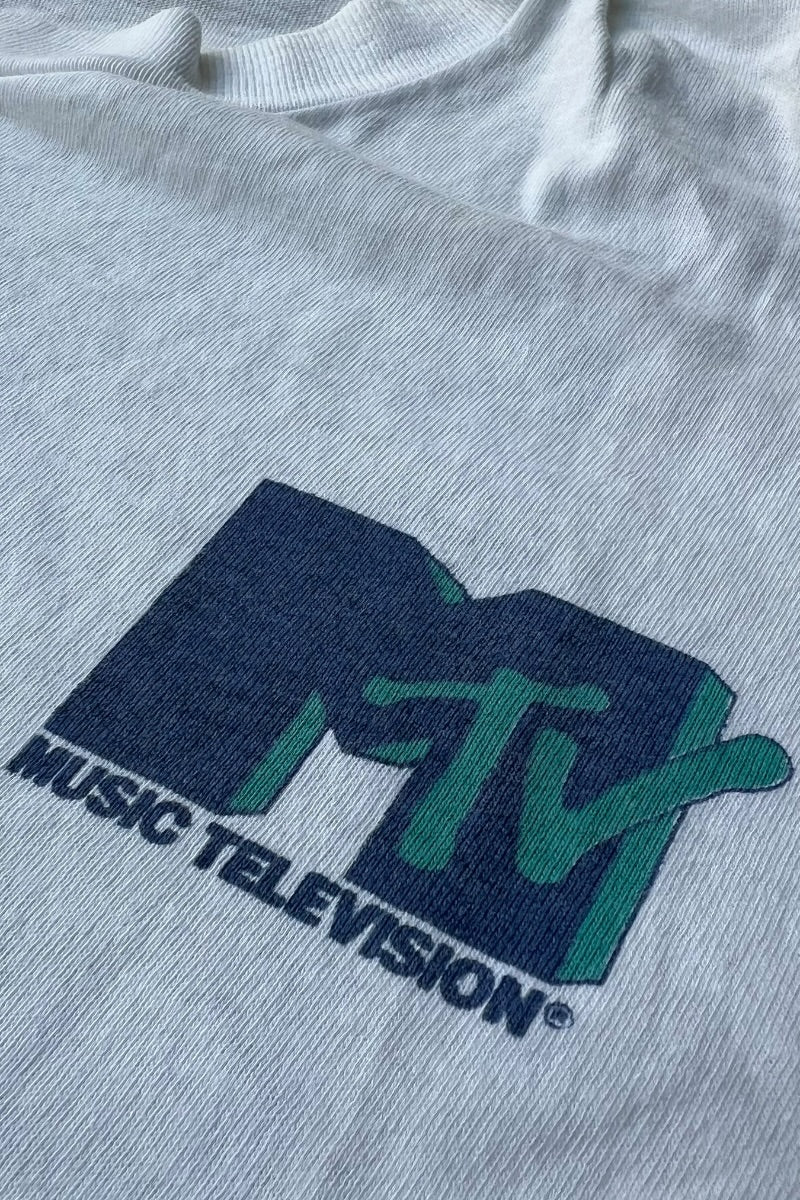 MADE IN USA 91'S MTV 티셔츠 / WHITE [사이즈: XL USED]