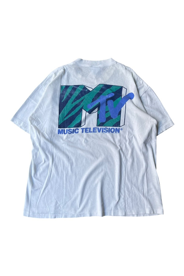 MADE IN USA 91'S MTV 티셔츠 / WHITE [사이즈: XL USED]