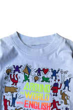 画像をギャラリービューアに読み込む, 90'S KEITH HARING AROUND THE WORLD T-SHIRT / WHITE [SIZE: M USED]
